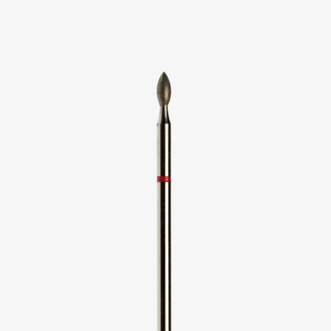 Antgalis deimantinis LAŠELIS, 2.3 mm - raudonas