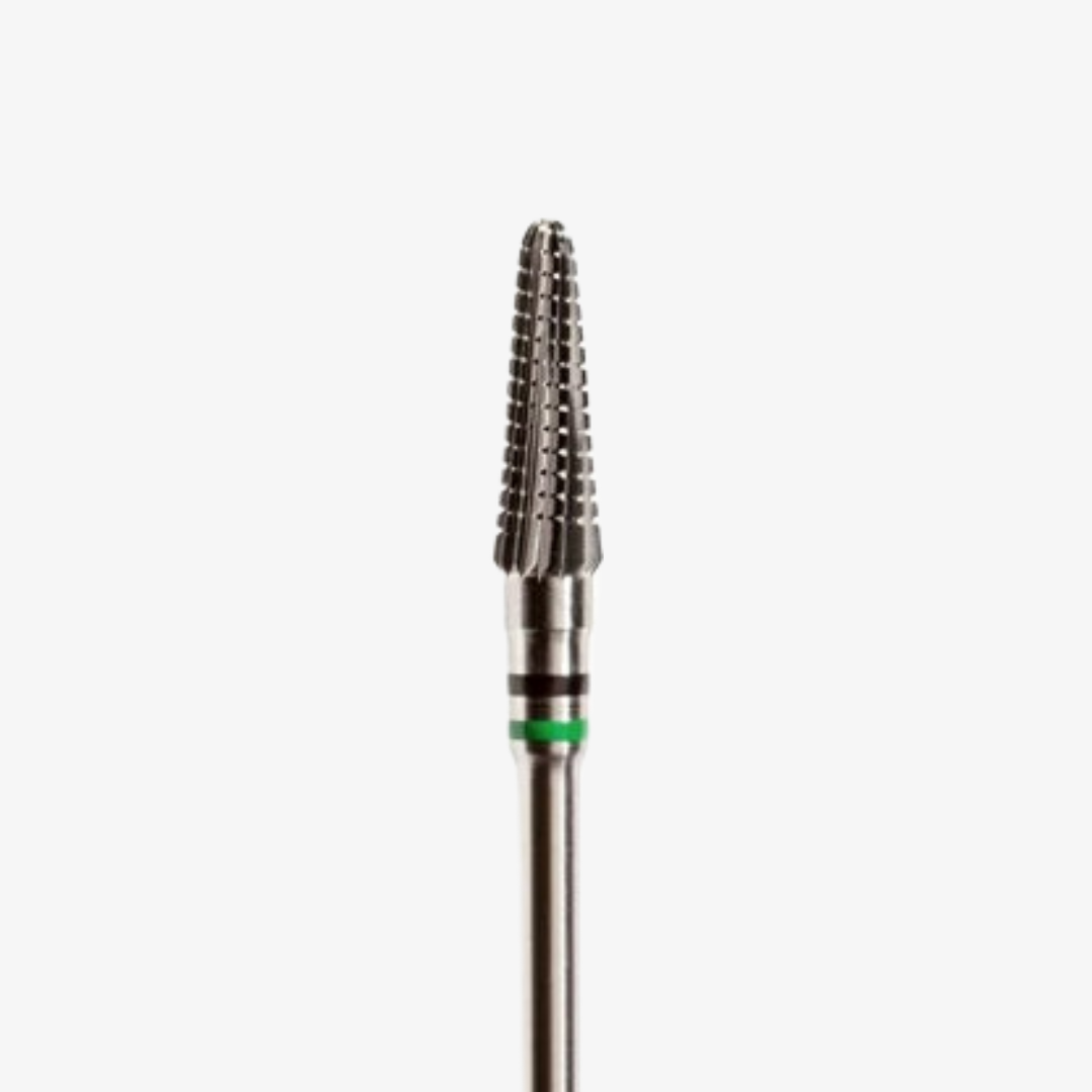 Antgalis karbido PIRAMIDĖ, 4 - 7 mm - žalias
