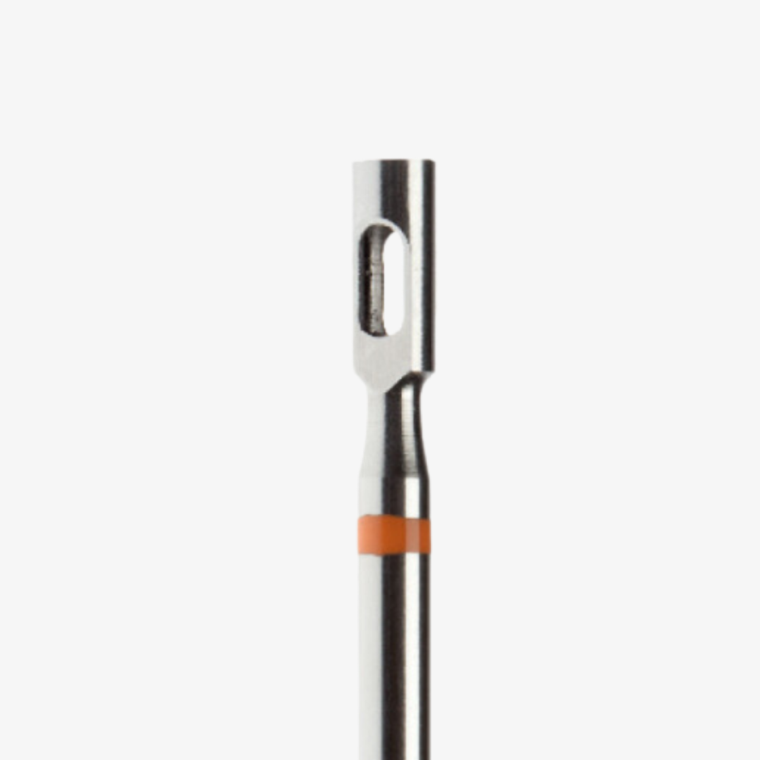 Antgalis nerūdijančio plieno SRAIGTAS, 1.4 - 2.1 mm - oranžinis