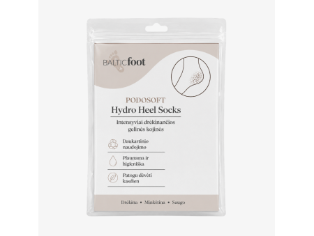 Drėkinančios gelinės kojinės kulnams PODOSOFT Hydro Heel Socks