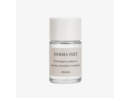 Podologinis muilas su šalavijų ekstraktu ir mentoliu 5 ml Derma Feet