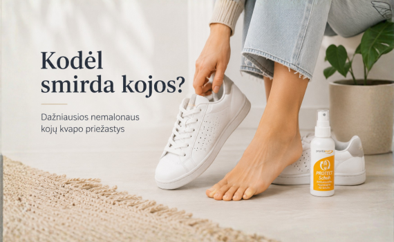 Kodėl smirda kojos? Dažniausios nemalonaus kojų kvapo priežastys