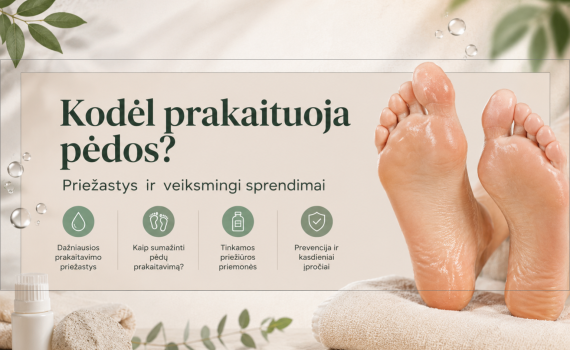 Kodėl prakaituoja pėdos? Priežastys, sprendimai ir prevencija