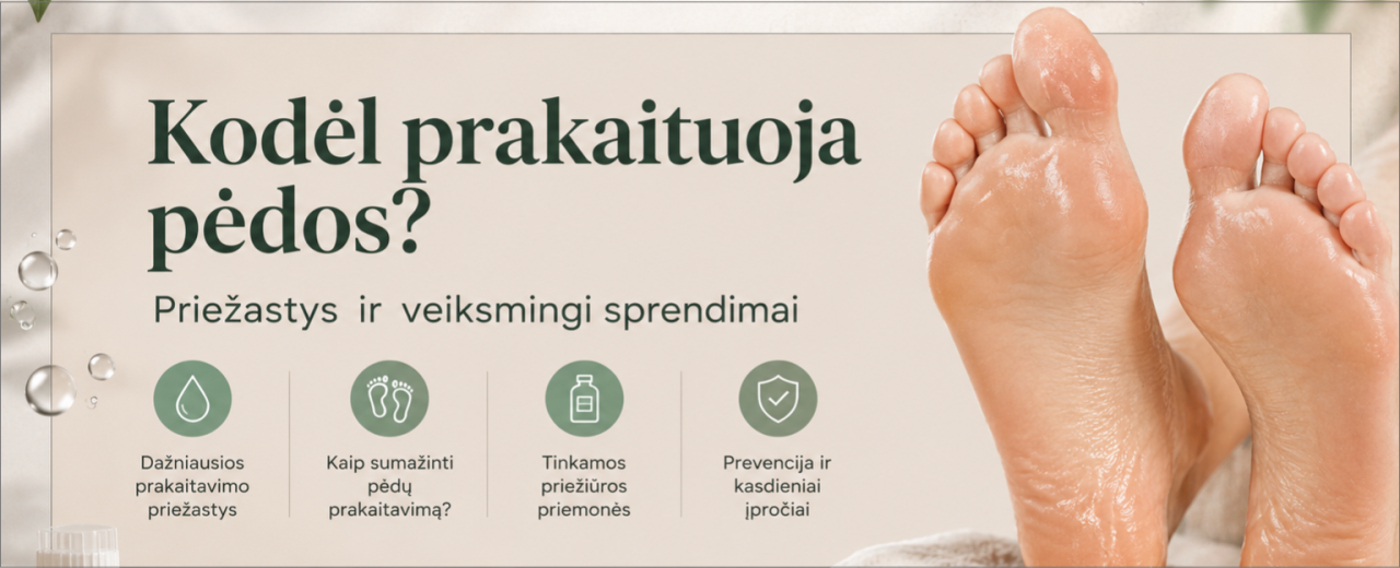 Kodėl prakaituoja pėdos? Priežastys, sprendimai ir prevencija