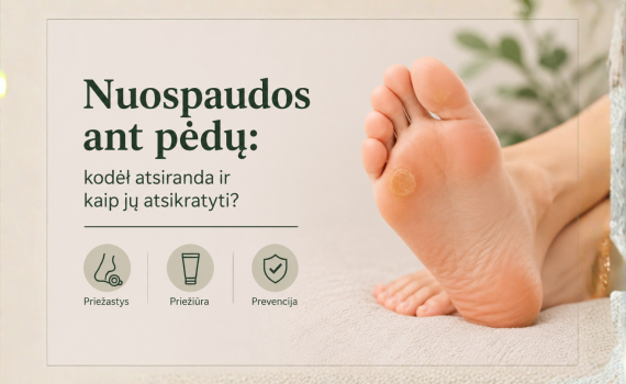 Nuospaudos ant pėdų: kodėl atsiranda ir kaip jų atsikratyti?
